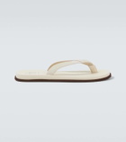 Brunello Cucinelli Leather thong sandals
