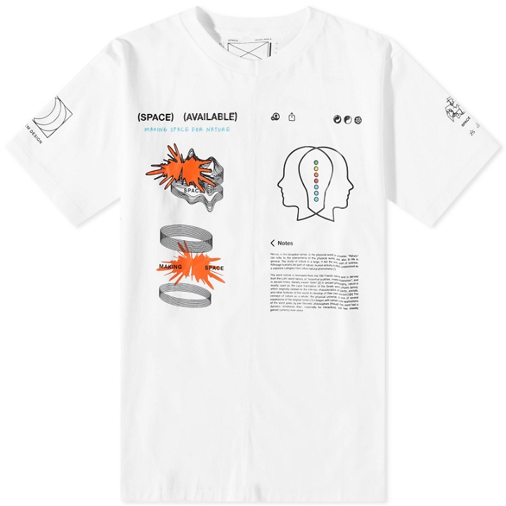 Photo: Space Available Men's Utopic States T-Shirt in White