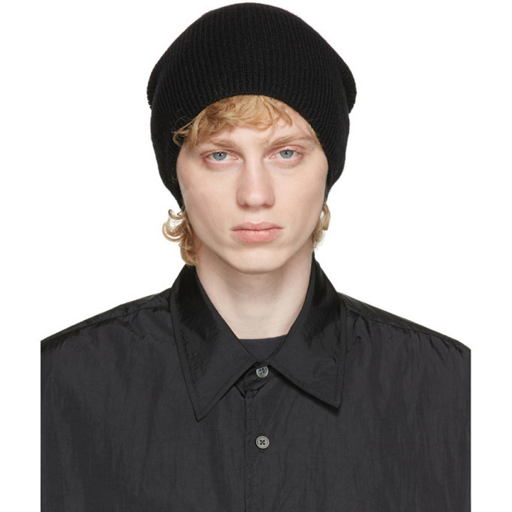 Photo: Our Legacy Black Wool Knitted Beanie