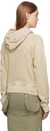 Hyein Seo Beige Button Hoodie