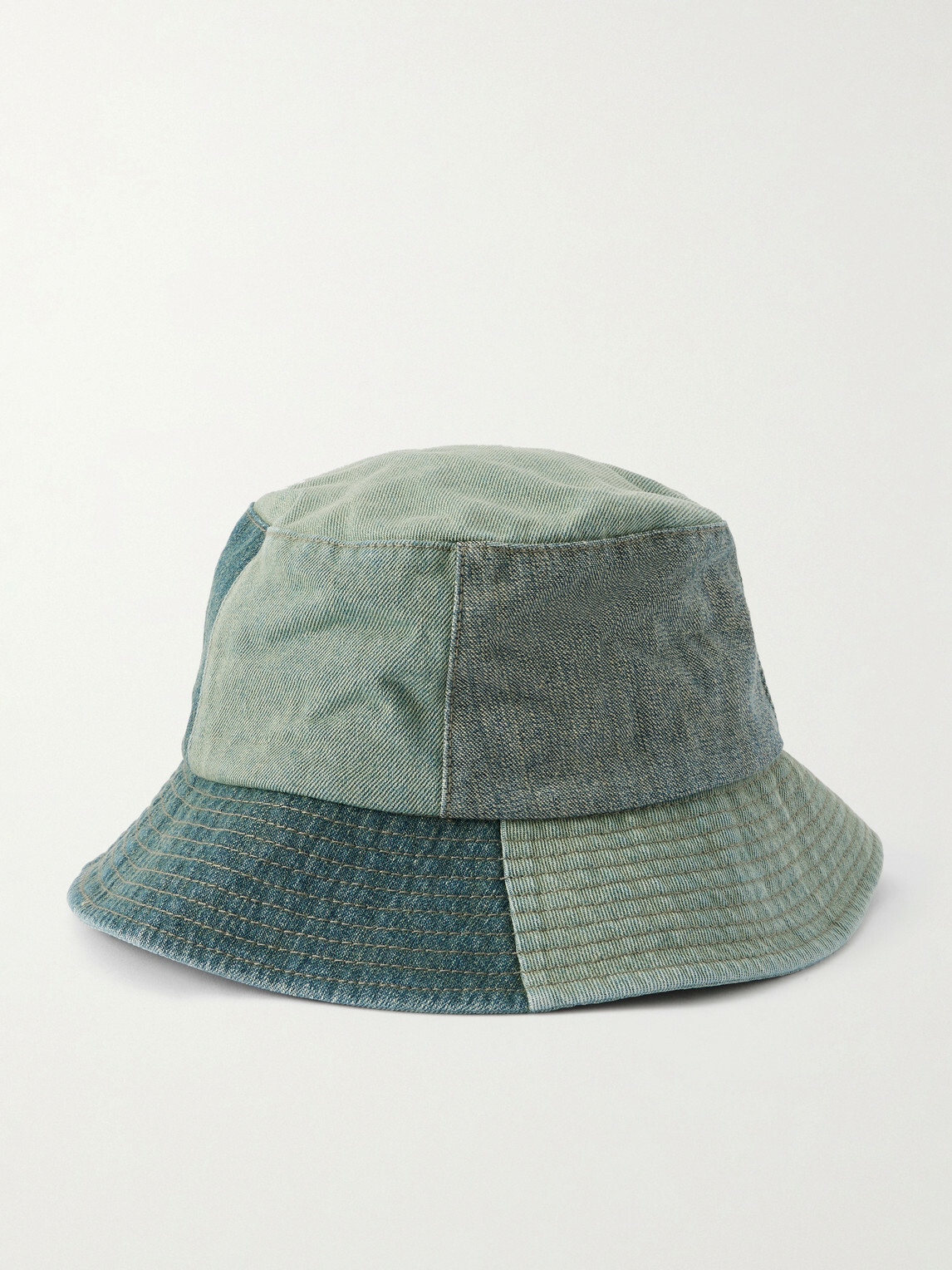 MANAAKI - Patchwork Denim Bucket Hat