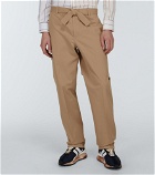 Lanvin - Belted cotton pants