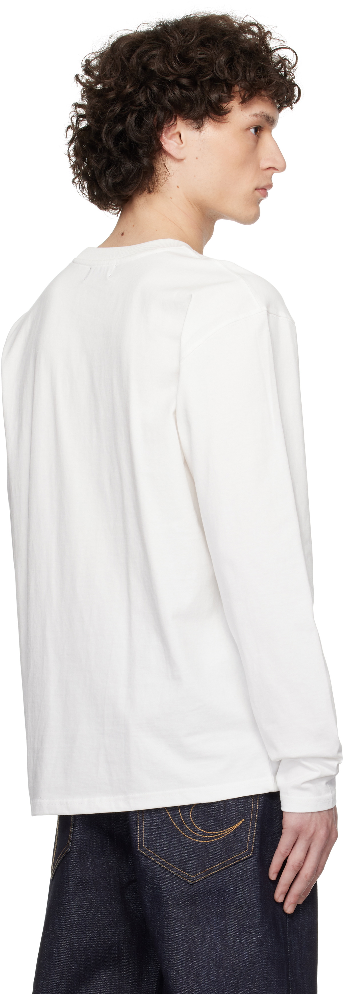 アクセントロゴ♪【THUG CLUB】ホワイト TC Basic 長袖Tシャツ Thug Club White TC Basic Long Sleeve T-shirt Thug Club