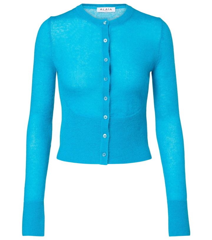 Photo: Alaïa Mohair and wool-blend cardigan