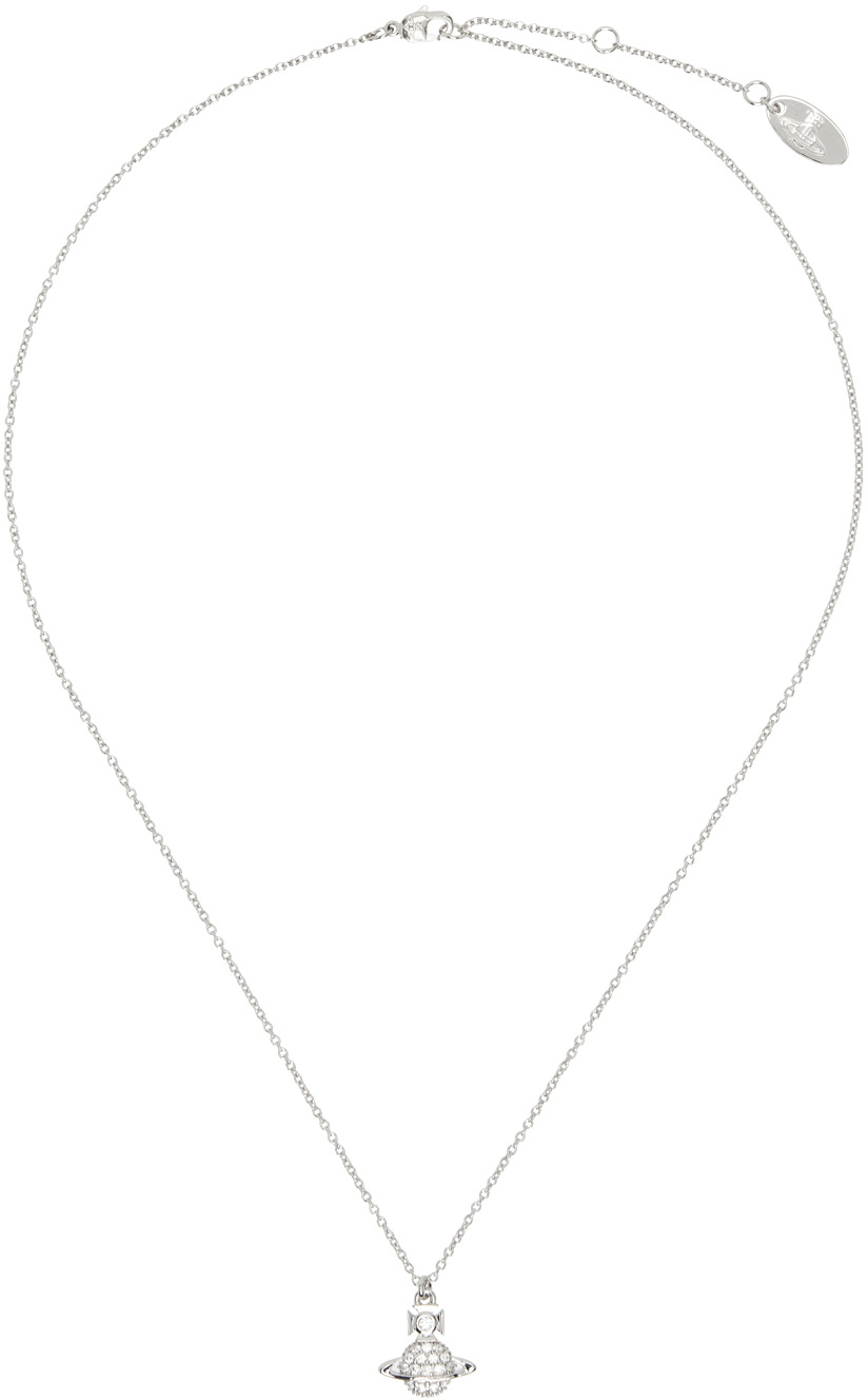 Vivienne Westwood Silver Tamia Pendant Necklace
