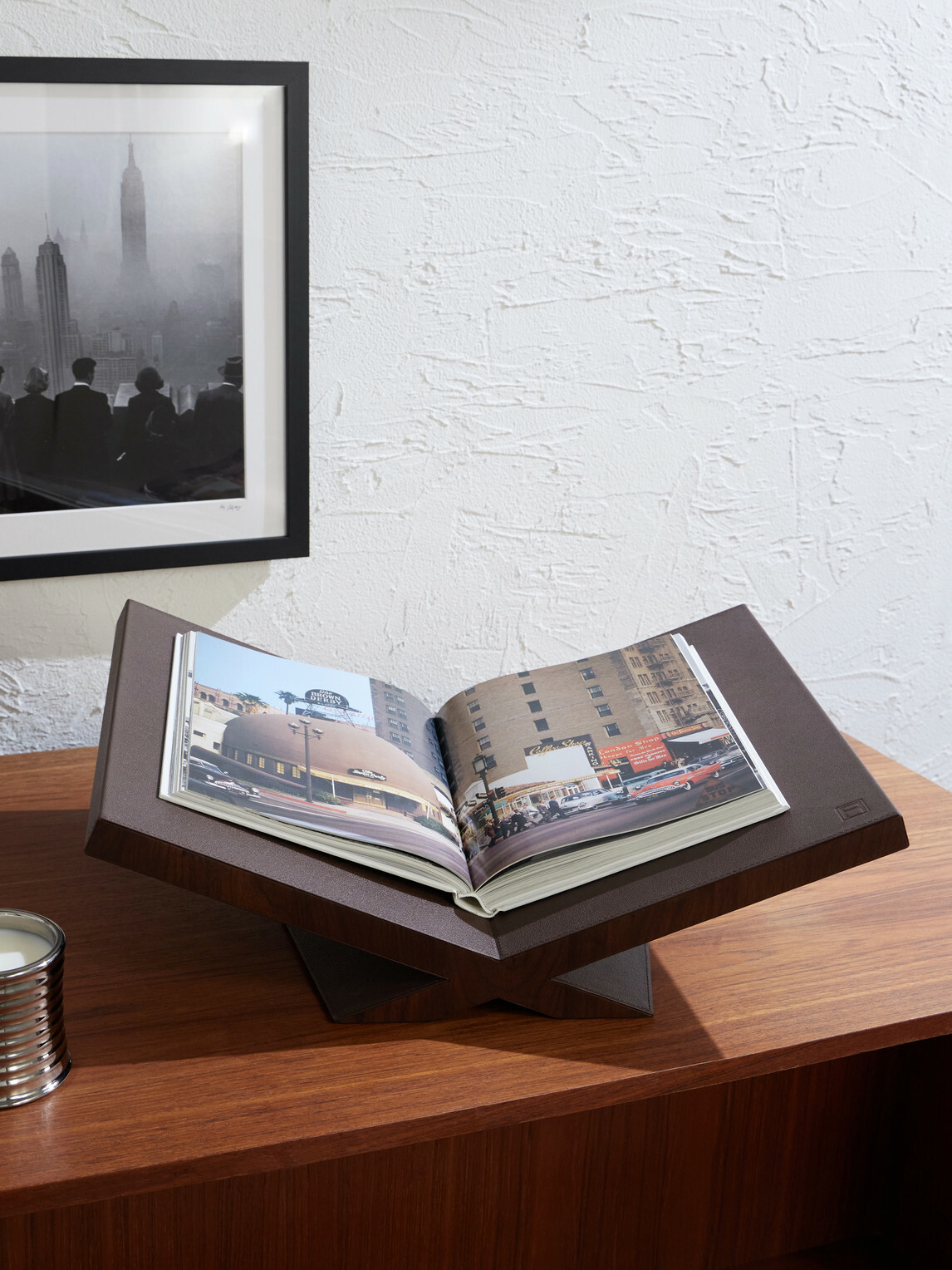 Assouline - Culture Ultimate Wood and Leather Bookstand