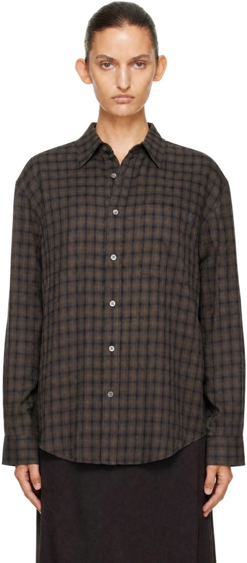 Photo: Dunst Gray Checked Flannel Shirt