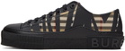 Burberry Black Embossed Sneakers