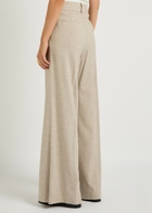 Herno Wide-leg Woven Trousers Beige