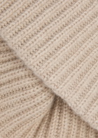 Lisa Yang Martigny Ribbed Cashmere Beanie - Sand - One Size