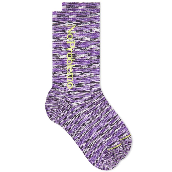 Photo: Aries No Problemo Space Dye Sock in Purple