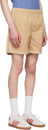 COMMAS Beige Braided Cord Shorts