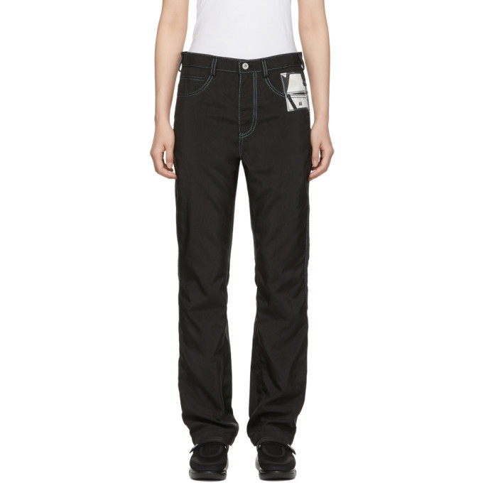 Kanghyuk Black Airbag Straight Jeans