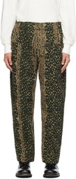 South2 West8 Green Army String Trousers