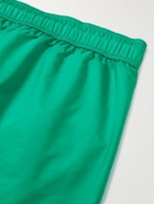 Moncler - Mid-Length Logo-Appliquéd Swim Shorts - Green