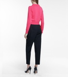 Alexander McQueen Cashmere cropped sweater
