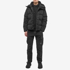 C.P. Company Men's Nycra-R Hooded Down Jacket in Black