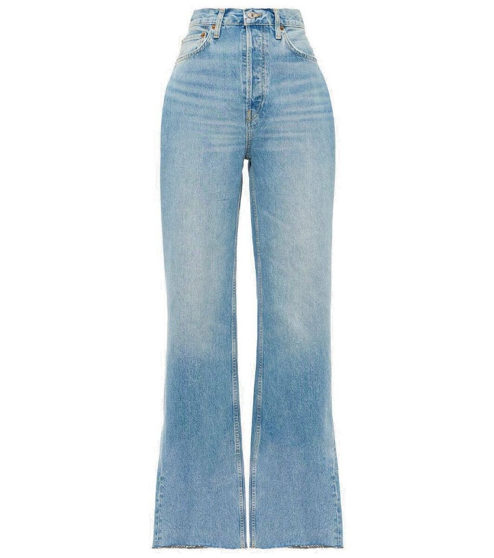 Photo: Re/Done High-rise wide-leg jeans