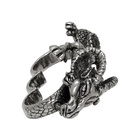 Givenchy Silver Dragon Ring