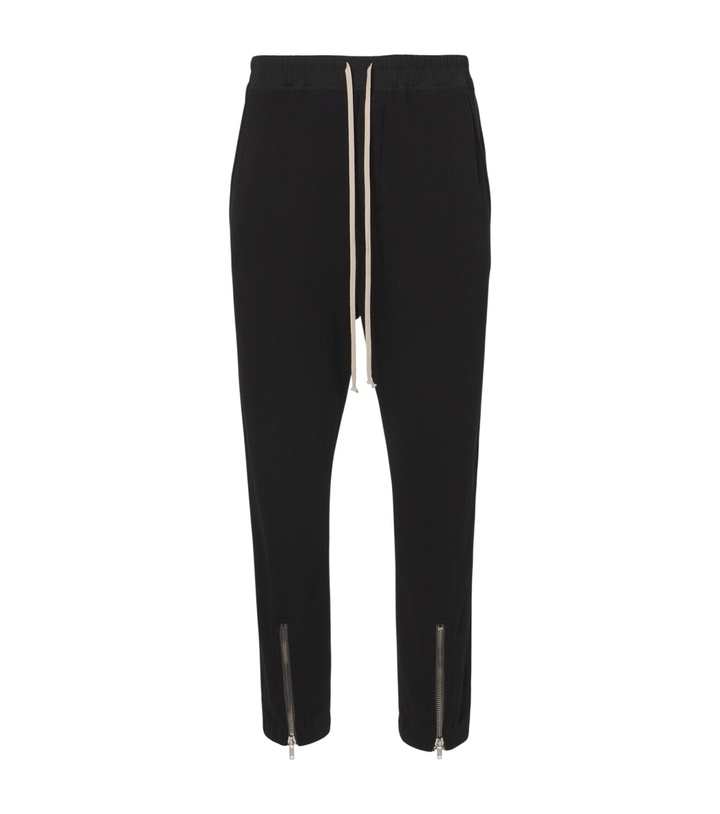 Photo: Rick Owens Tecuatl cotton jersey terry sweatpants