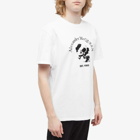 Alexander McQueen Men's Skull Logo T-Shirt in White/Black