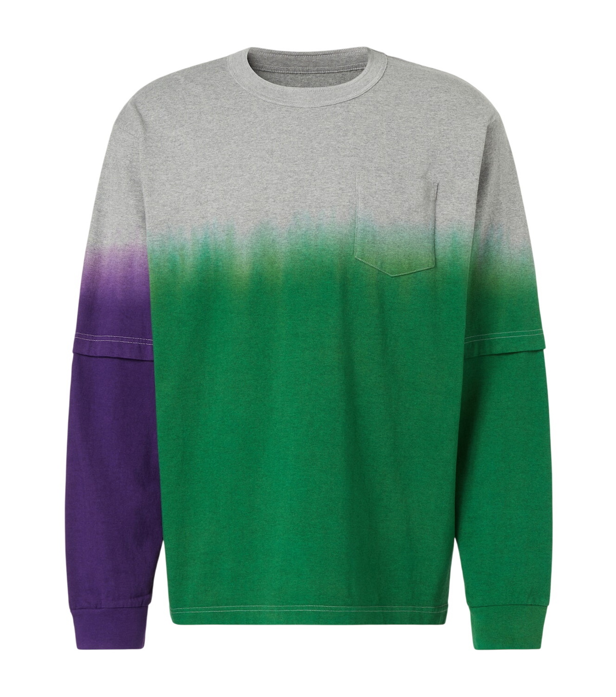 sacai kaws ロンT Flock Print Long Sleeve T sacai kaws ロンT Flock Print Long Sleeve T コラボ KAWS x
