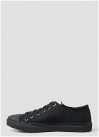 Plimsoll Low-Top Sneakers in Black