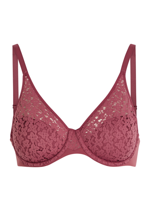 Photo: Chantelle Norah Lace Underwired bra Dark Red