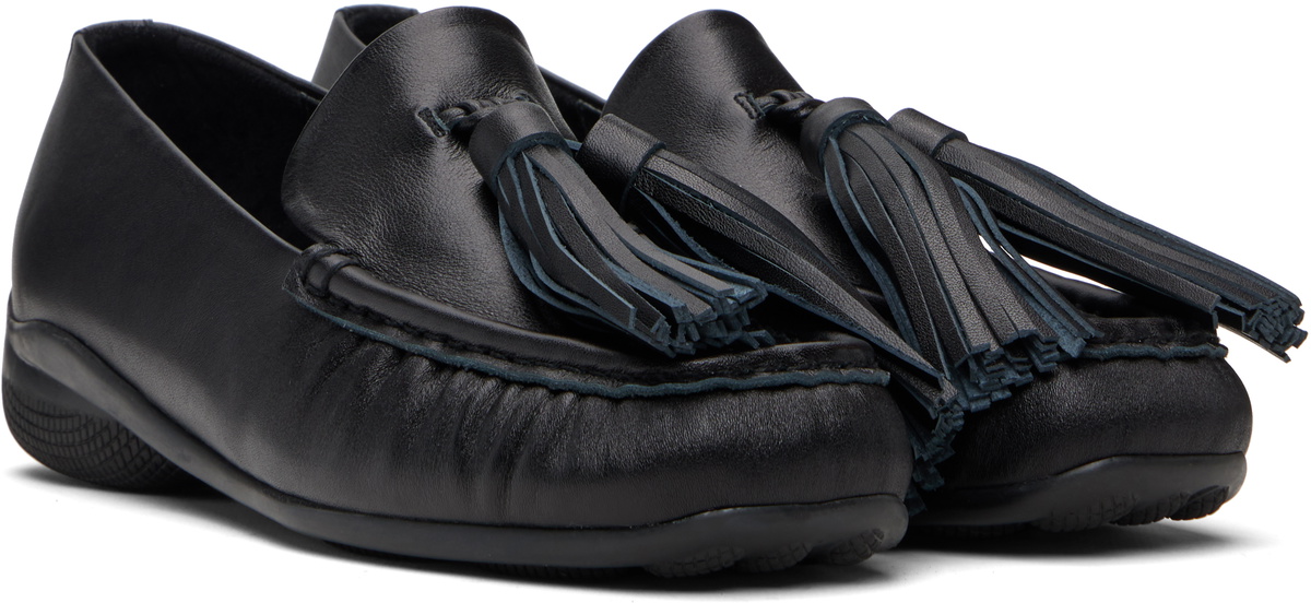 OPEN YY Black Tassel Loafers