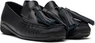 OPEN YY Black Tassel Loafers