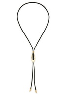 Lemaire Snake Bolo Tie Nappa Necklace - Gold - One Size
