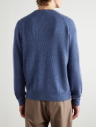 Peter Millar - Ribbed Cashmere-Blend Sweater - Blue