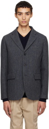 ASPESI Gray Kuki Blazer