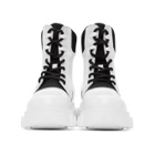 Joshua Sanders White Patent Velar Boots