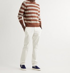 Outerknown - Water-Less Striped Organic Cotton Sweater - Red