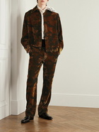 Séfr - Don Printed Corduroy Jacket - Brown