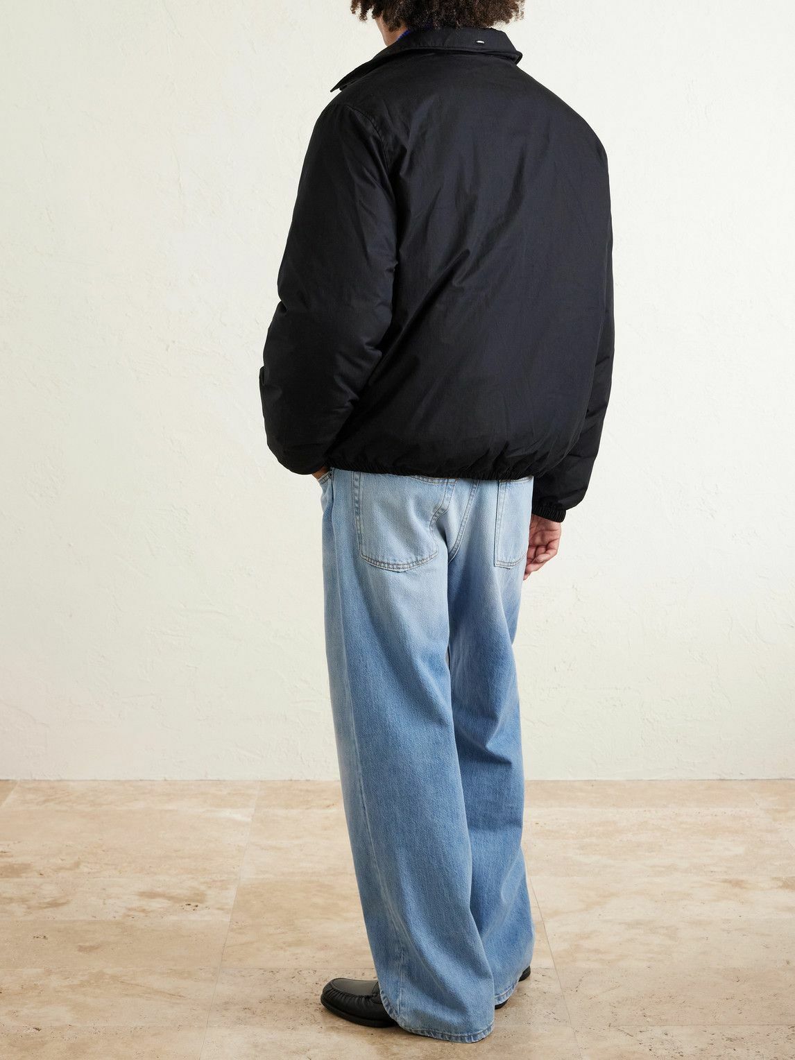 Our Legacy - Avenue Padded Cotton-Blend Shell Bomber Jacket - Black
