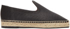 ALAÏA Black Micro Vienne Vague Openwork Espadrilles