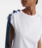 Pucci Iride-detail cotton T-shirt