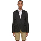 Thom Browne Black Deconstructed Blazer