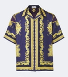 Versace Barocco silk twill shirt