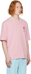 AMI Paris Pink Ami De Cœur T-Shirt