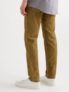 MASSIMO ALBA - Slim-Fit Watercolour-Dyed Cotton-Corduroy Trousers - Neutrals - UK/US 30