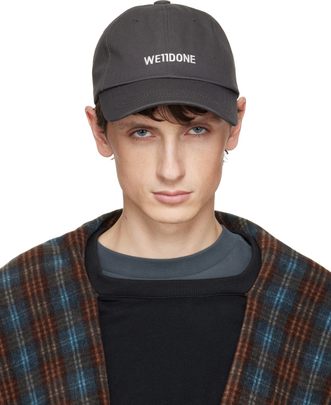 Photo: We11done Gray Basic Small Logo Cap
