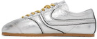 Dries Van Noten Silver Metallic Sneakers