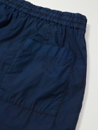 ATON - Wide-Leg Supima Cotton Trousers - Blue