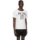 TAKAHIROMIYASHITA TheSoloist. White New York Tough City T-Shirt