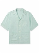 Aspesi - Camp-Collar Linen Shirt - Green