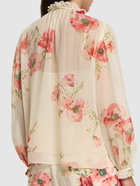 ZIMMERMANN Lightburst Cotton&silk Printed Blouse