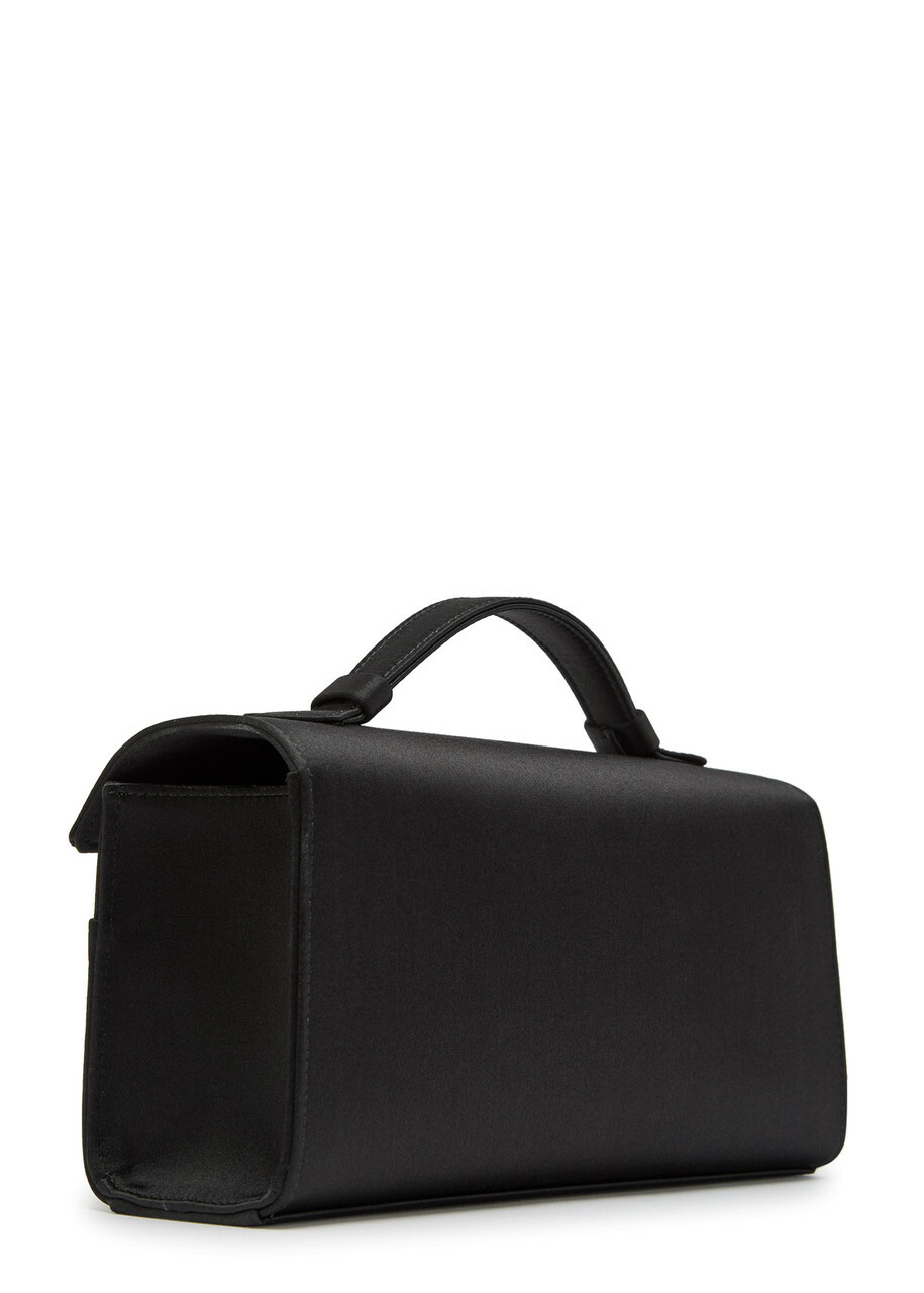 Savette Symmetry Satin Pochette - Black - One Size